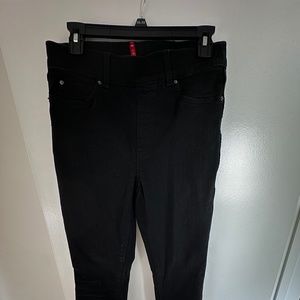 Spanx Ankle Skinny Jeans, Clean Black MT